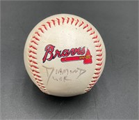 Diamond Duck Richmond Braves Signed Baseball