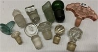 Small Glass Stoppers (see photo)