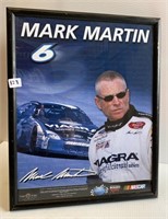 #6 Mark Martin Framed Poster (NO SHIPPING)