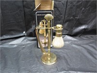 Brass Shaving Set with Box