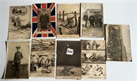 9 War Post Cards (see photo for condition)