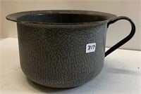 Graniteware Potty (9 1/2" W x 5 1/2" H)