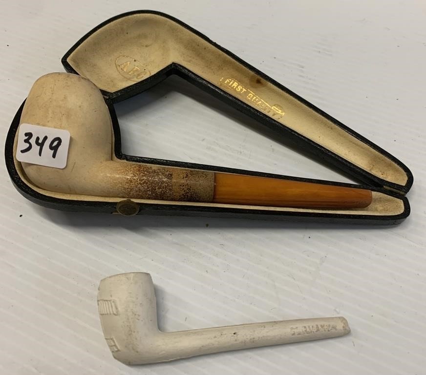 Two Antique Pipes (see photo)
