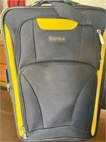 GENTLY USED Suitcase NAUTICA  Grey Yellow