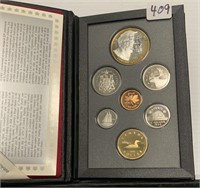 1995 Canadian Proof 7 Coin Set in Case