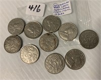 10 Canadian 5 Cents Coins (see photo)