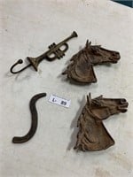 Cast Iron Horse Decor