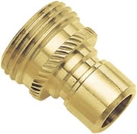 Gilmour 09QCMGT Brass Male Hose Connector 2 Pack