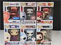 FUNKO POPS DC Marvel (6)