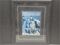 Autographed Sopranos Framed Magazine Cover