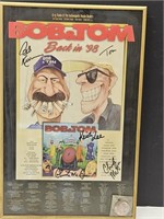 Autographed  Framed BOB & TOM