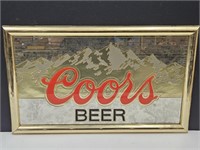 COORS Advertising Mirror Sign 25 x 15"