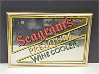 Adv Seagram's Wine Cooler Framed Sign 18 x 12"