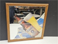 Coors Adv Beer Mirror Sign 17 X 17"