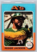 1975 Topps Baseball #300 Reggie Jackson