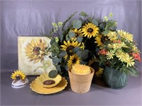 Assorted Sunflower Decor