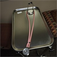 Vintage pink stethoscope