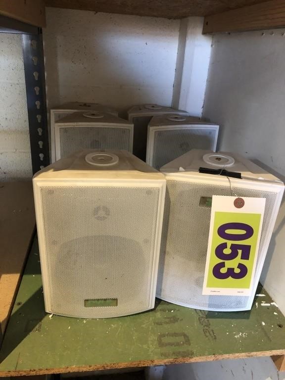 6 Pyle speakers