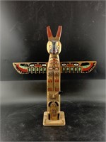 Edward Feak totem pole carved in Alaska, made from