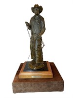 An H Clay Dahlberg "Catchin A Ride" Bronze # 6/35