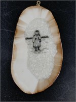 Teddy Sockpick scrimmed fossilized ivory platchet