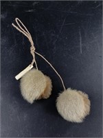 Handmade Native Alaskan yo yo with ivory handle