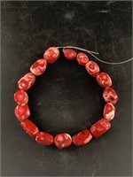 Strand of coral beads