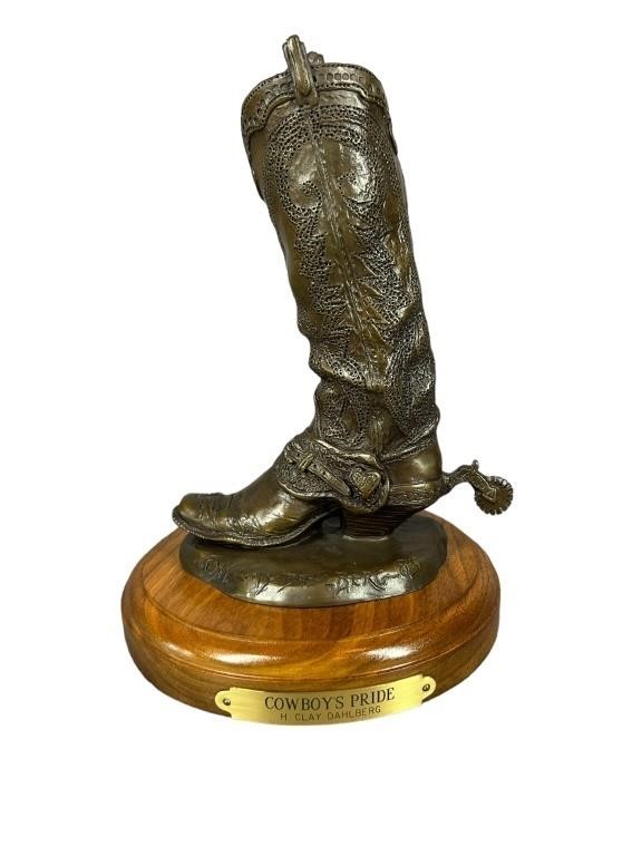 An H Clay Dahlberg "Cowboys Pride" Bronze