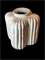 A Painted Ceramic Vase 12"H x 13"W x 13"D