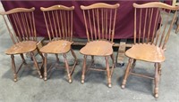 Set Of 4 Vintage Chairs