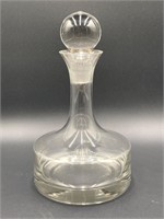 Romanian Made Crystal Glass Captain’s Decanter