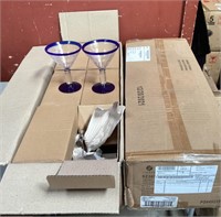 NIB 2 Cases Of Cocktail Glasses