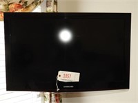 Samsung model LN 32” flat screen TV with wall