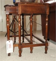 Pair of Cherry finish nesting tables