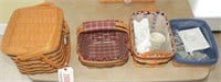 (4) Longaberger baskets in various styles and