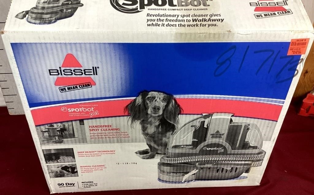 Bissell Spotbot Hands-Free Spot/Stain Cleaner Pet