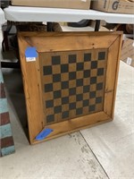 25x25 Primitive Wood Checkerboard PU ONLY