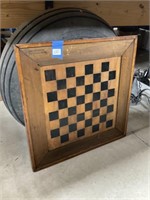 25x25 Primitive Wood Checkerboard PU ONLY