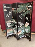 Gorgeous Vintage Oriental Double Sided Screen