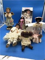 Various Black Dolls Incl a Joseph’s Studio Resin