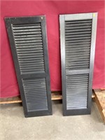 Two Plastic Shutters