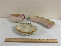 Belleck Shell Pieces and Lenox Bowl