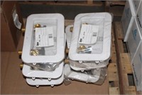 Lot of 6 Oatey 38100 Washing Machine Outlet Boxes