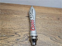 COORS LIGHT Beer Tap Pull@2inWx2inDx11.5inH