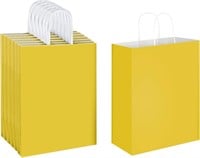 Oikss 50pk Yellow Kraft Bags 10x5x13 (50 Ct)
