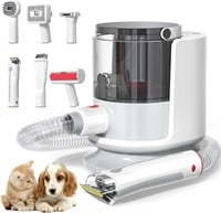 1.5L Dog Vacuum Groomer & Clipper Kit