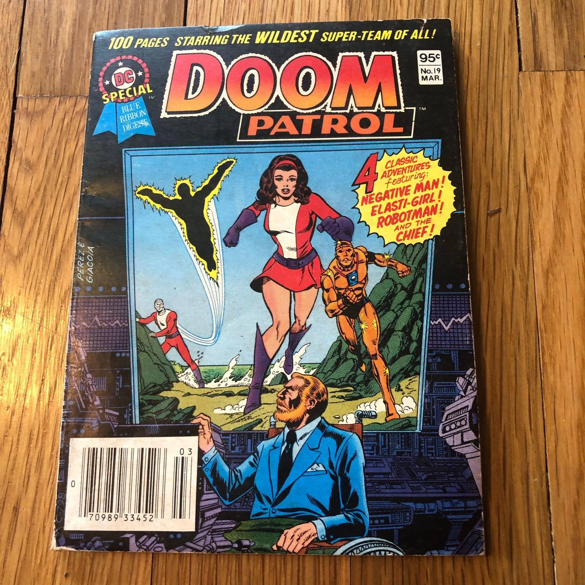 1982 Doom Patrol DC Special Blue Ribbon Comic Book