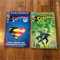 1993 DC Comics Superman Comic Books #500 & #78