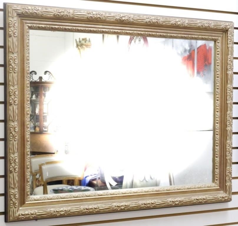 Gold Leaf Framed Mirror 35x43