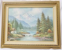 Oil on Canvas Frame by Campbell 16.5x21
